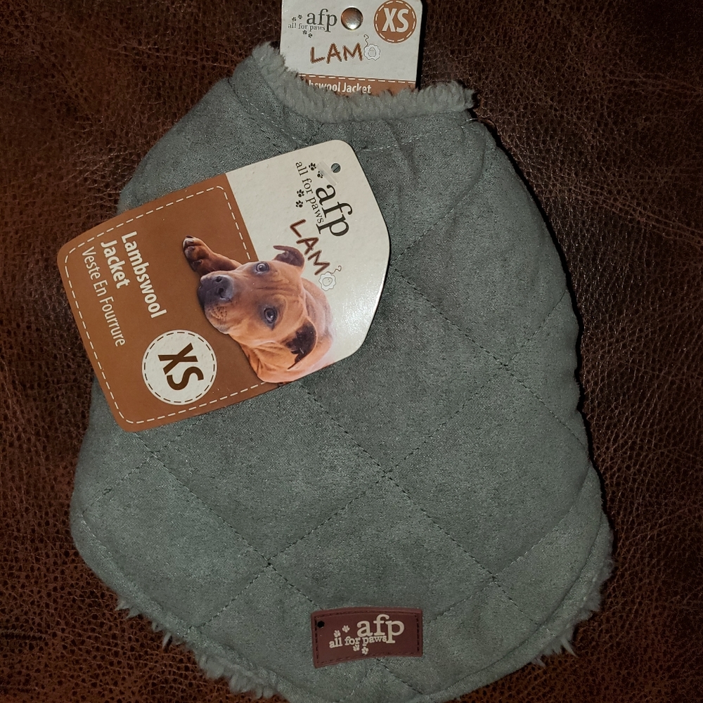 Lambs wool Faux Pet Jacket